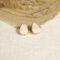 Bare Pebble Stud Earrings | Gold-Plated Resin Studs