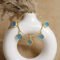 Tideglass Hollow | Raw Turquoise Gold-Plated Charm Cuff