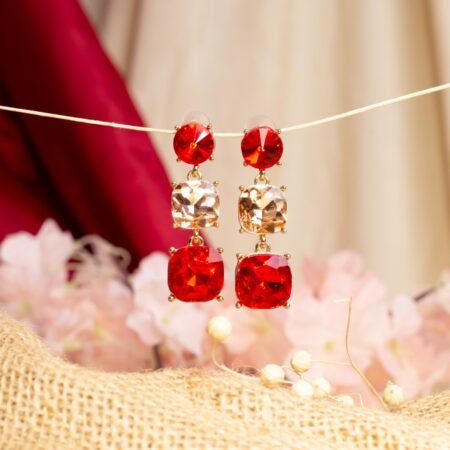 Scarlet Champagne Euphoria Tier Danglers