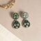 Verdant Vale Vanmayi Antique Silver Plated Drop Earrings | Silver Electroplated Danglers