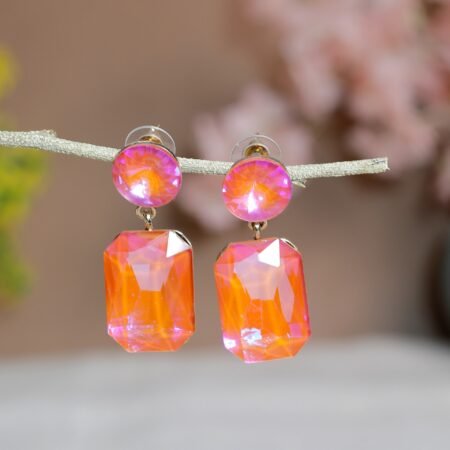Coral Chaos Gold Plated Danglers