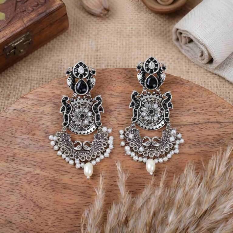 Raven Padmini Silver-Clad Dangler