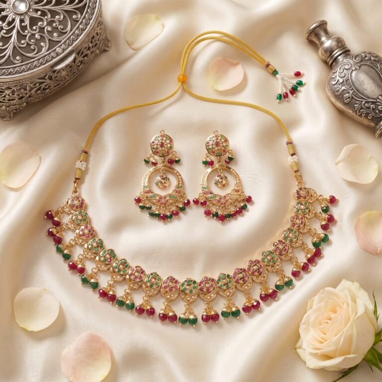 Jeweled Waltz Necklace & Earring Set