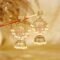 Blush Pink Jharokha Bloom Gold Dome Jhumka