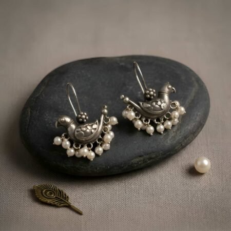 Songbird Pearl Hook Earrings