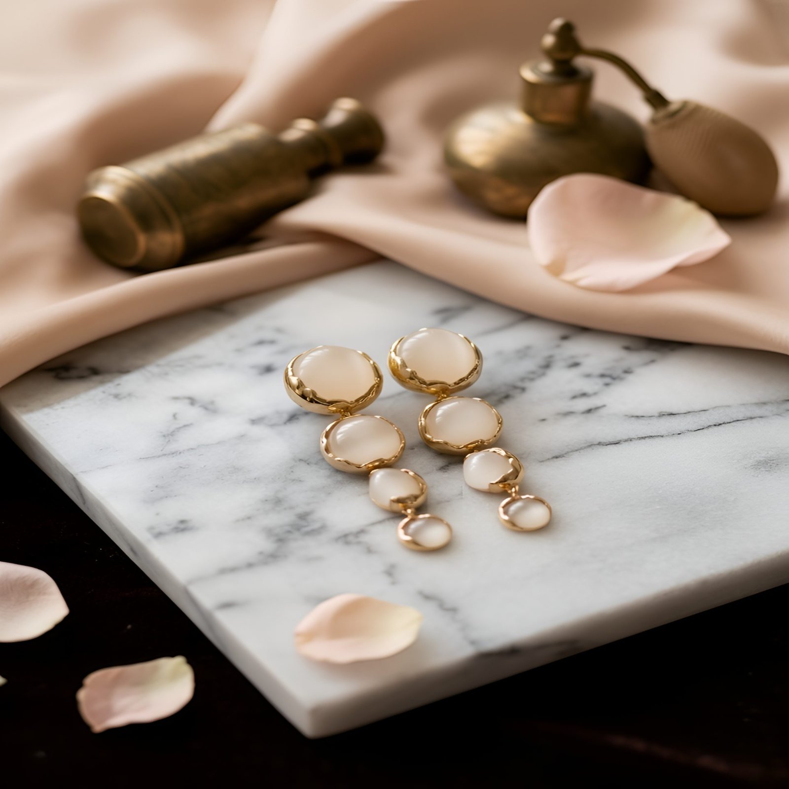 Moonpool Cascade Drop Earrings