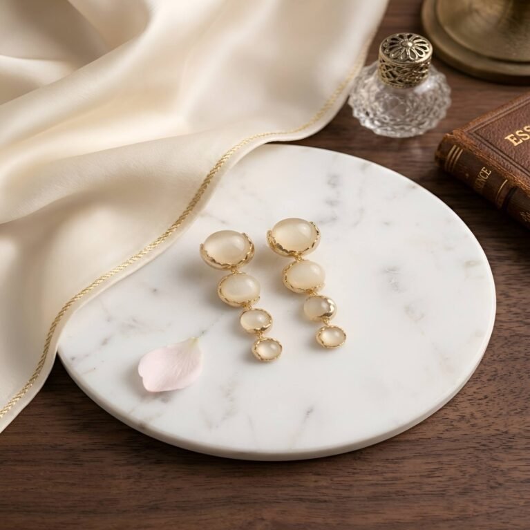 Moonpool Cascade Drop Earrings