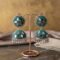 Mirror Glam Nazakat Firoza Antique Oxidised Silver Jhumka